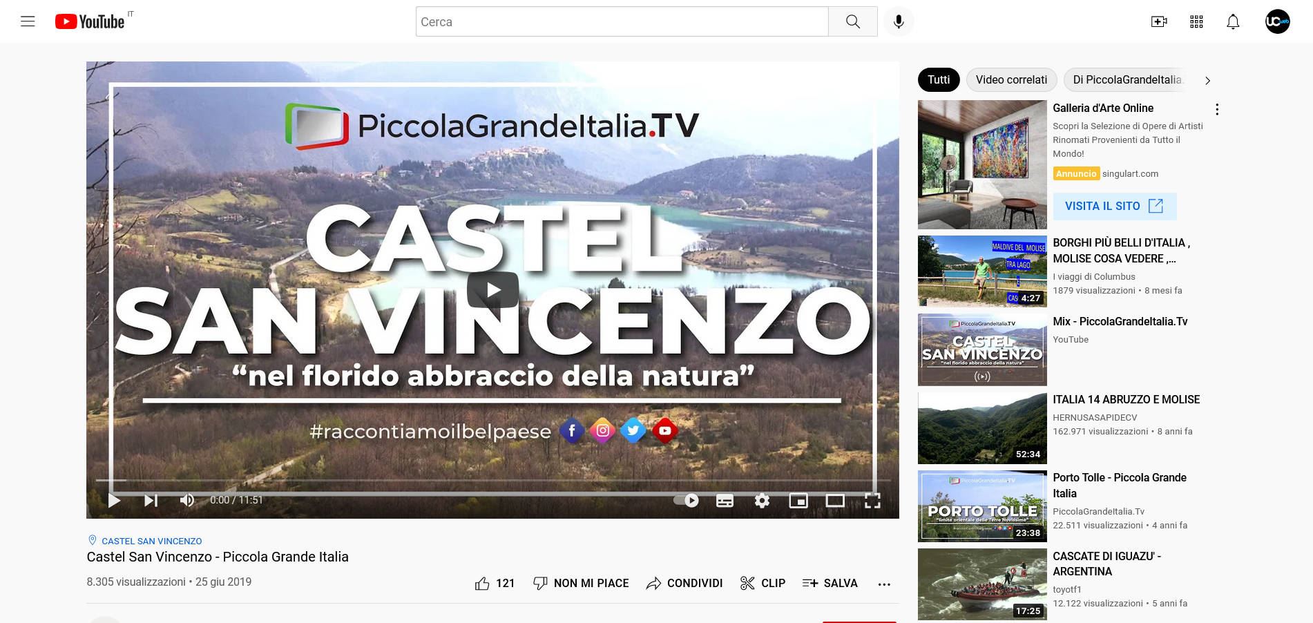 Video Castel S. Vincenzo